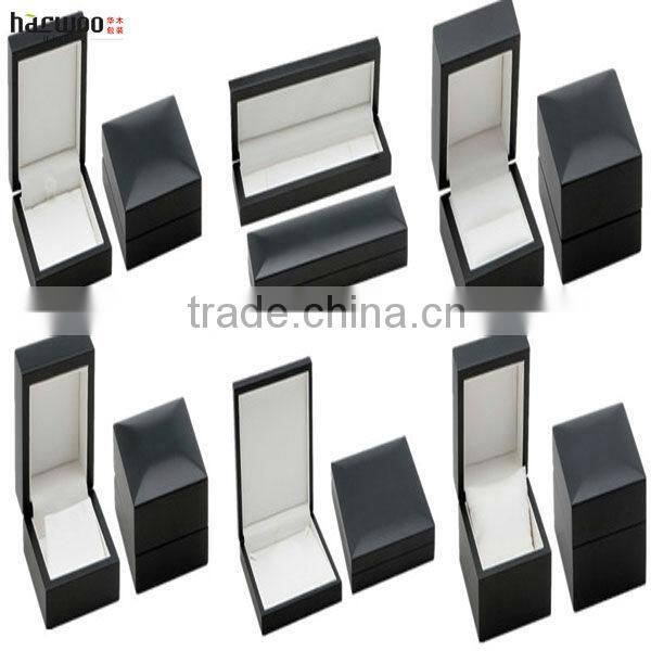 Recycled Cardboard Cufflink Case,Black Jewelry Case