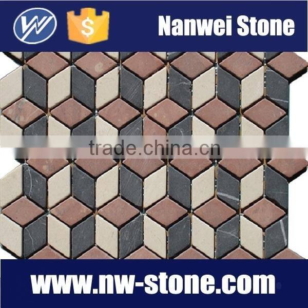 3D mosaic tiles,stone mosaic tiles,marble mosaic