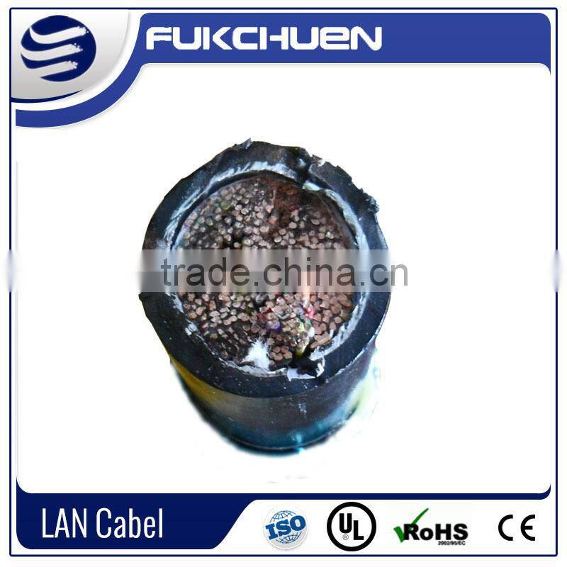 multi pairs 25p-200p cat3 cable armoured jelly filled undergound communication cable for telephone