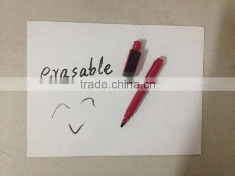 self magnetic sheet with dry wipe film .double side magnetized,soft magnect.all kinds of lamination