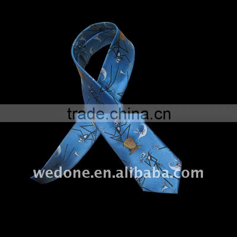 Fancy fashion tie/navy blue tie