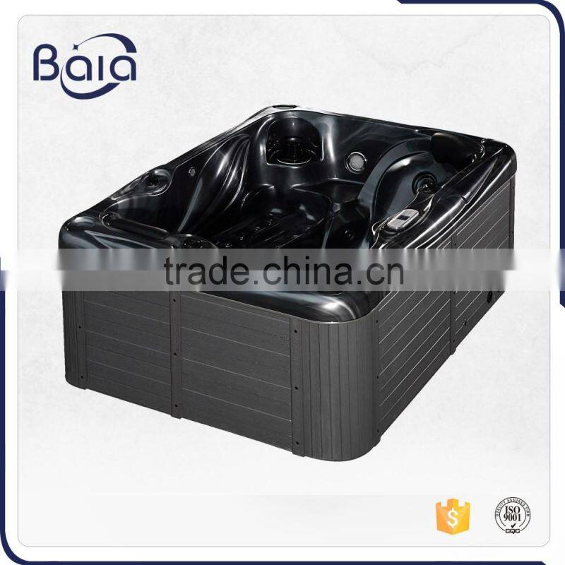 Simple style high quality freestanding massage bathtub,bathtub for four people