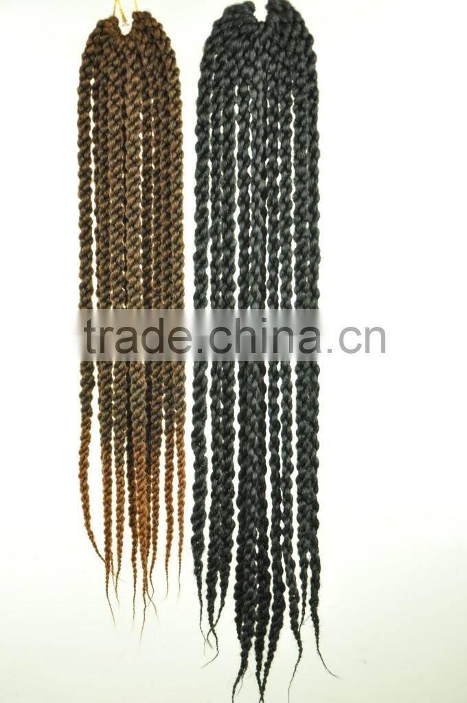 New arrival 3D Cubic Twist afro twist wave crochet hairsynthetic afro twist braid for hair extension