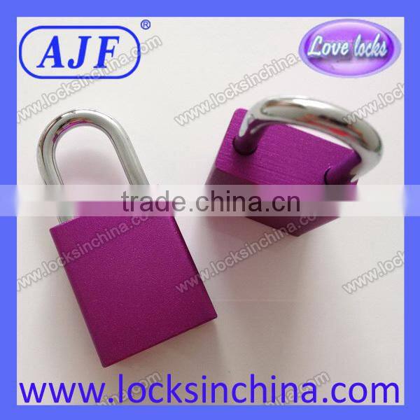 AJF high quality The noble and elegant student's purple fuchsia padlock
