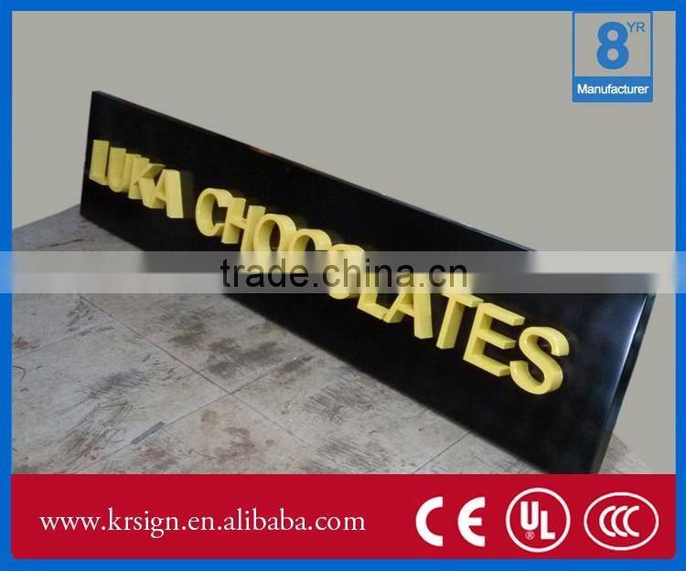 Customize Shape and led channel letter sign box for advertising