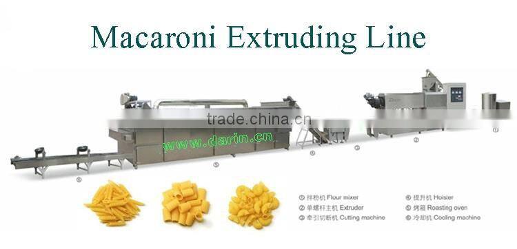 Automatic Frying Macaroni Pasta Snacks Machine