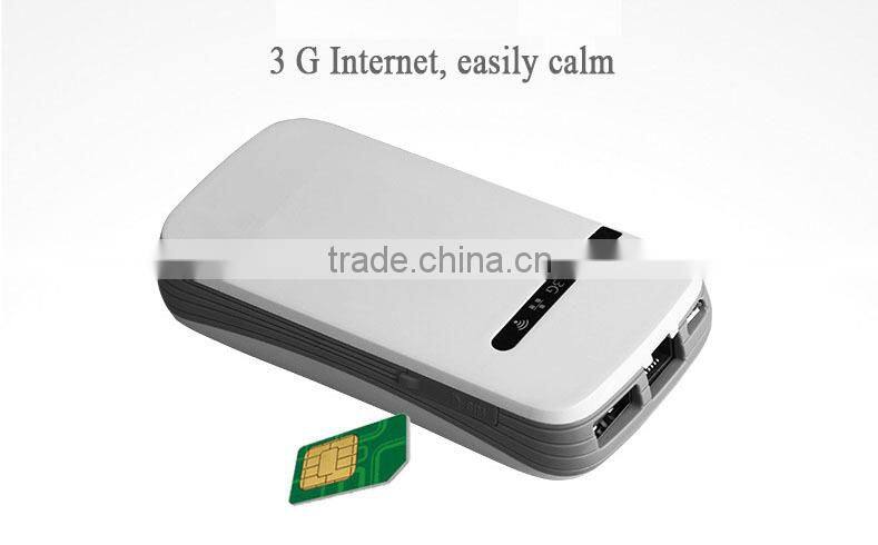 3g wifi router with sim card slot with power bank,power bank 3g wifi router