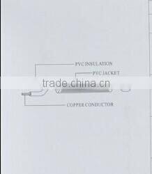 IEC 5.6 MM diameter PVC insulated two cores 52 RVV 300/300V CABLE made in china