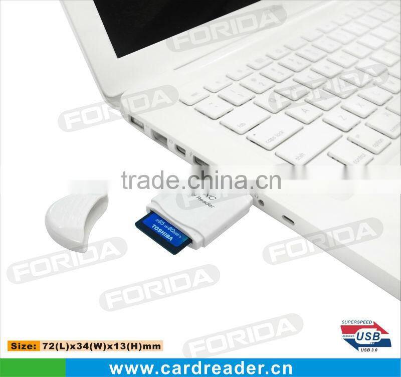 2013 New Style Smart USB3.0 External card reader with LED indicator