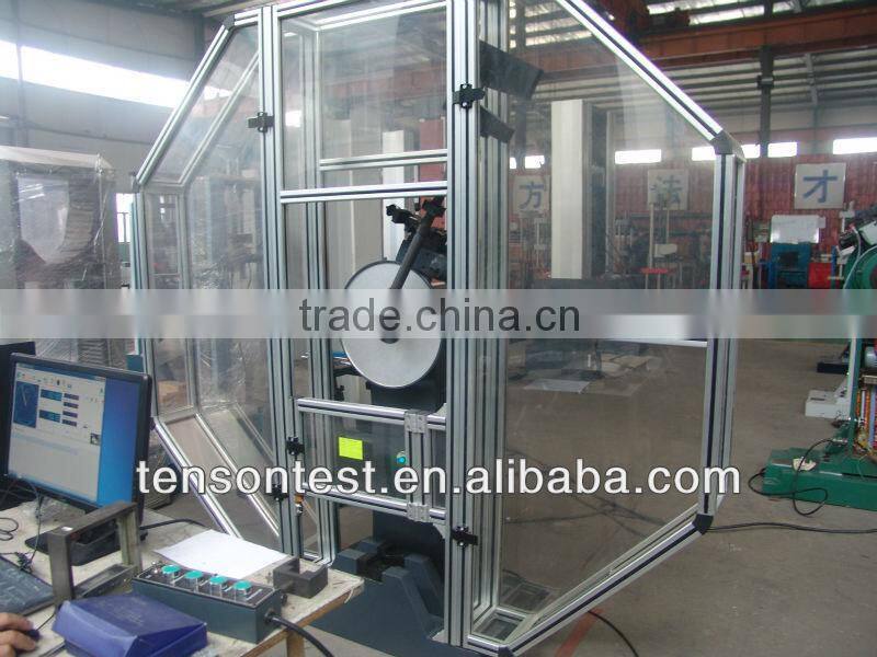 Auto Charpy impact testing machine 300J/500J with low temperature groove