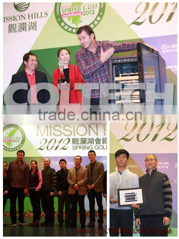 168 Bottles Single Tem.Zone Full glass door Wine cellar