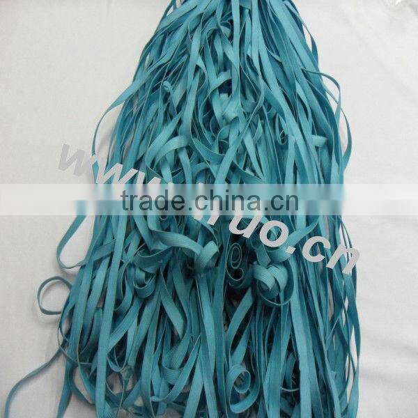Knitted polyester shoes elastic band