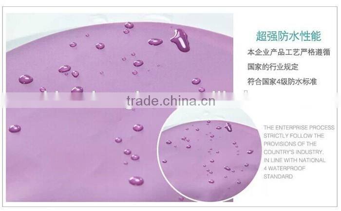 China supplier waterproof mildew elegant purple shower curtains