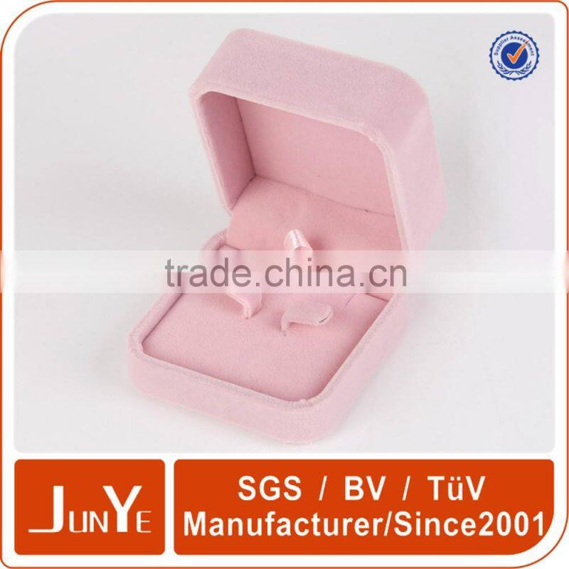 promotional customized jewelry flocking gift for ring box