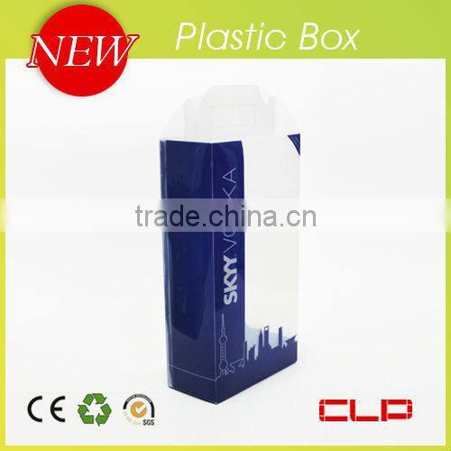 Very clear plastic boxes for wine glass