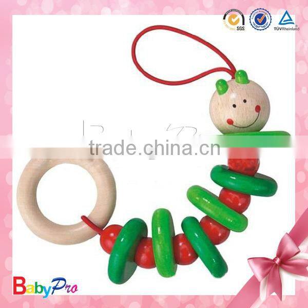 2015 Baby Products China Supplier Wholesale Baby Pacifier Chain Wooden Pacifier Holder