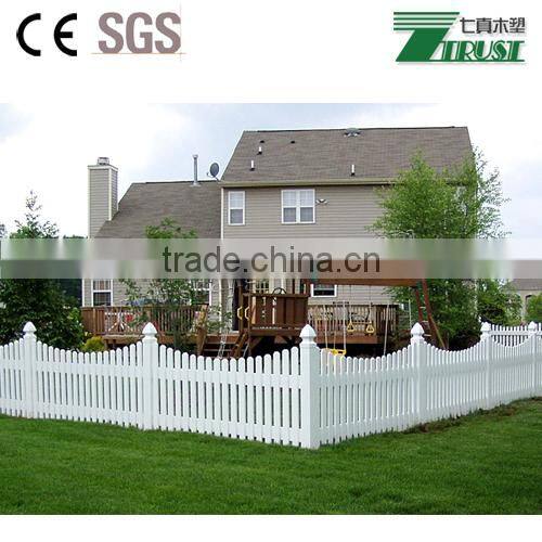 Cheap green vinyl fencing made in China with EU standard
