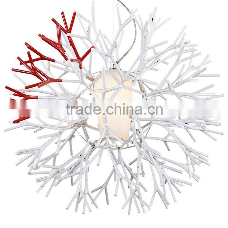 2016 new product christmas decoration resin Dendrite lamp modern pendant light