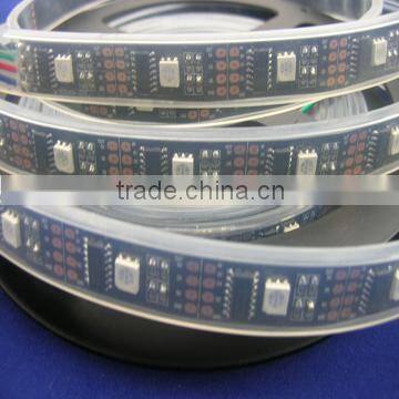 low voltage DC5V waterproof IP67 5050 smd 5m/roll rgb led strip ws2801