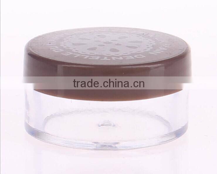 plastic jar for 10g cosmetic recycled clear body cream container Ointment box
