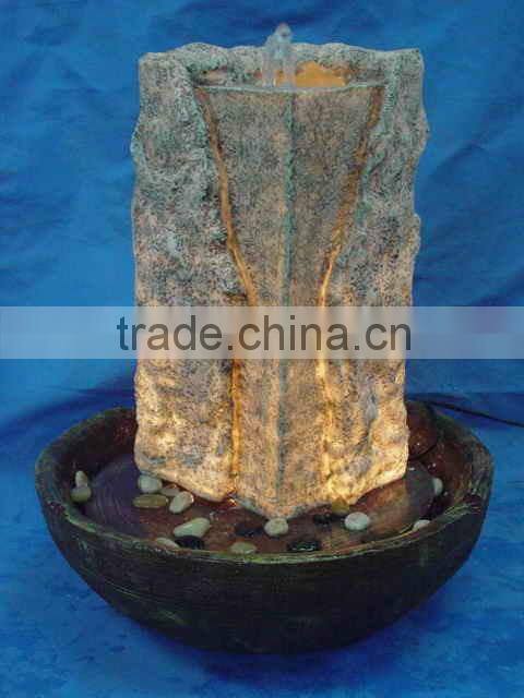 Resin Dolphin Water Fountain for Garden Decoration
