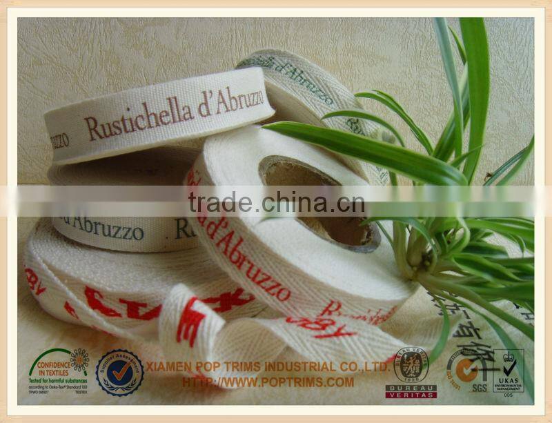 fashion saddle stitch cotton ribbon
