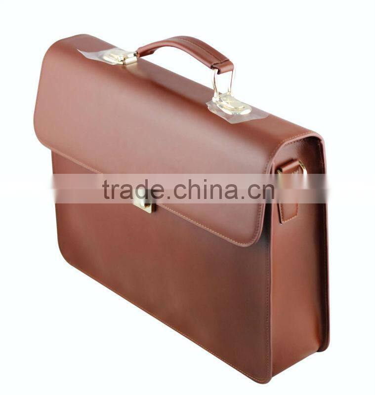 custom PU leather Business packag, brief case for Business packag,fashion cattlehide men's Business packag
