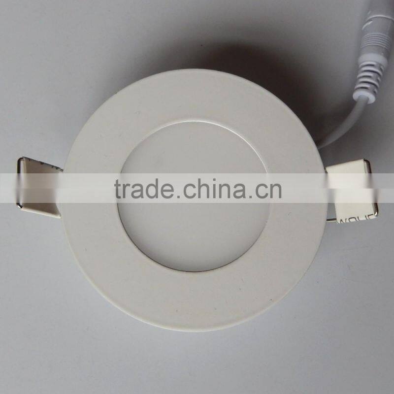 3w aluminum ultrathin round led panel lamp