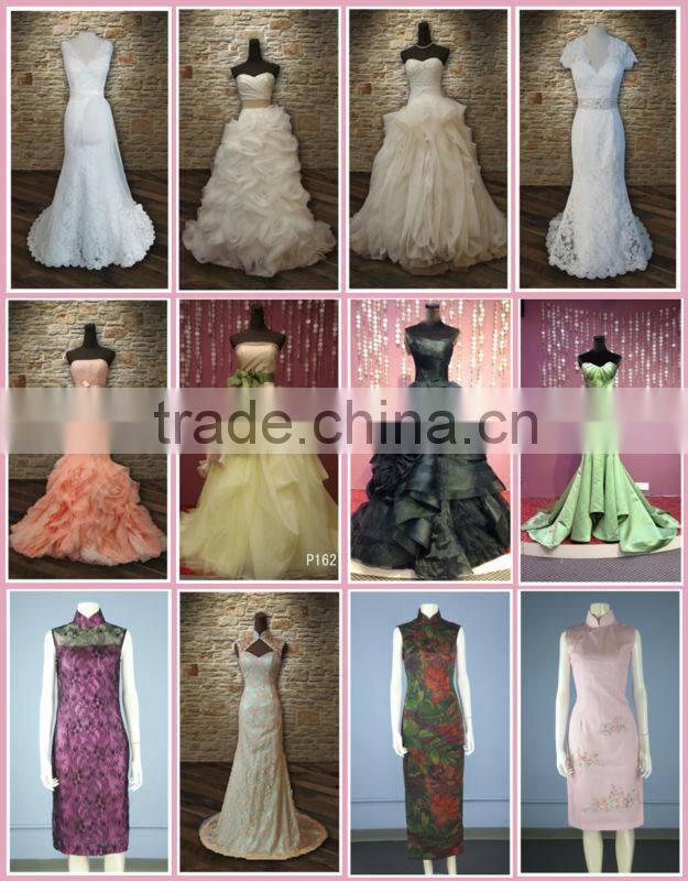 Strapless a line coral bridesmaid dress