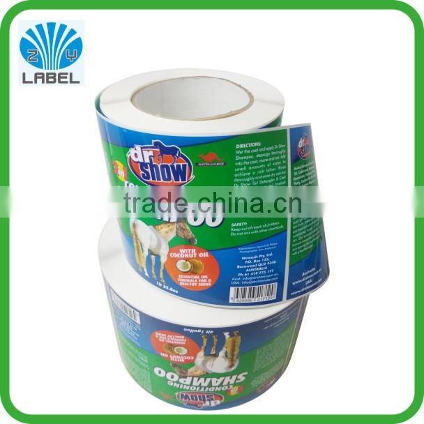 high quality adhesive drinks sticker cheap price