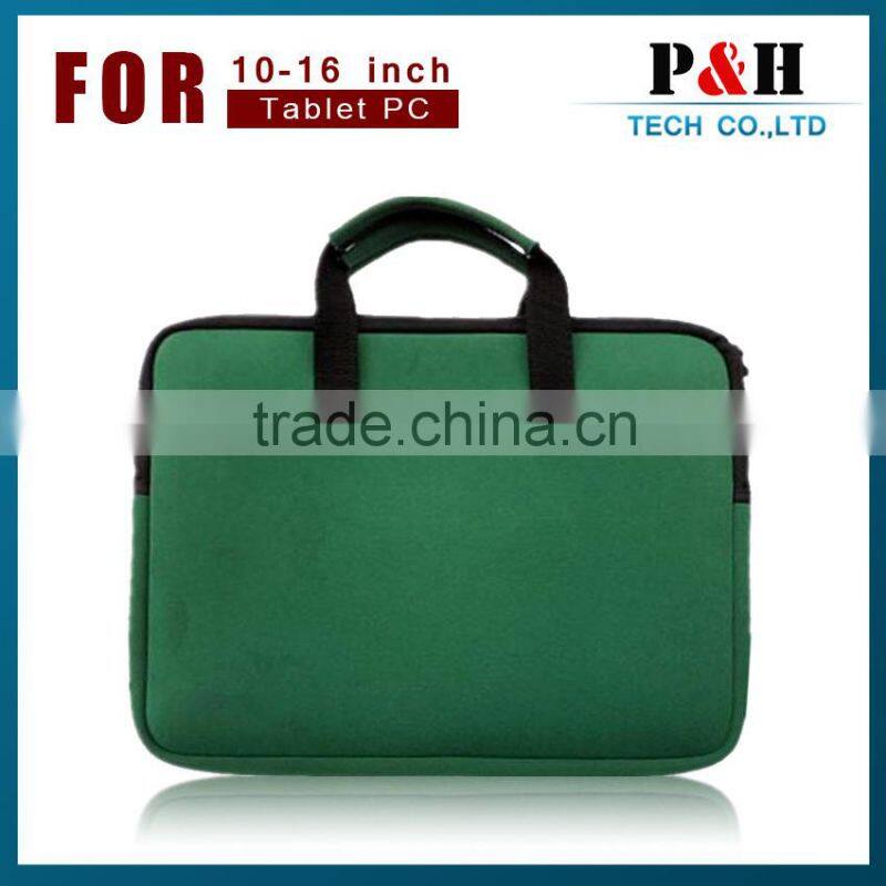 New products 2015 custom document neoprene laptop case, unisex gender neoprene laptop bag