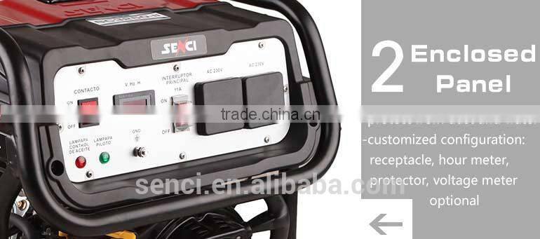 100% Cooper Wire AC Single Phase Portabale Kerosene Power Generator