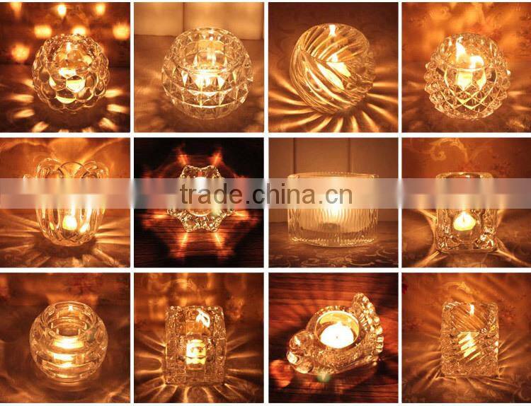 new fashion crystal candlestick for home decoration CSC-0003