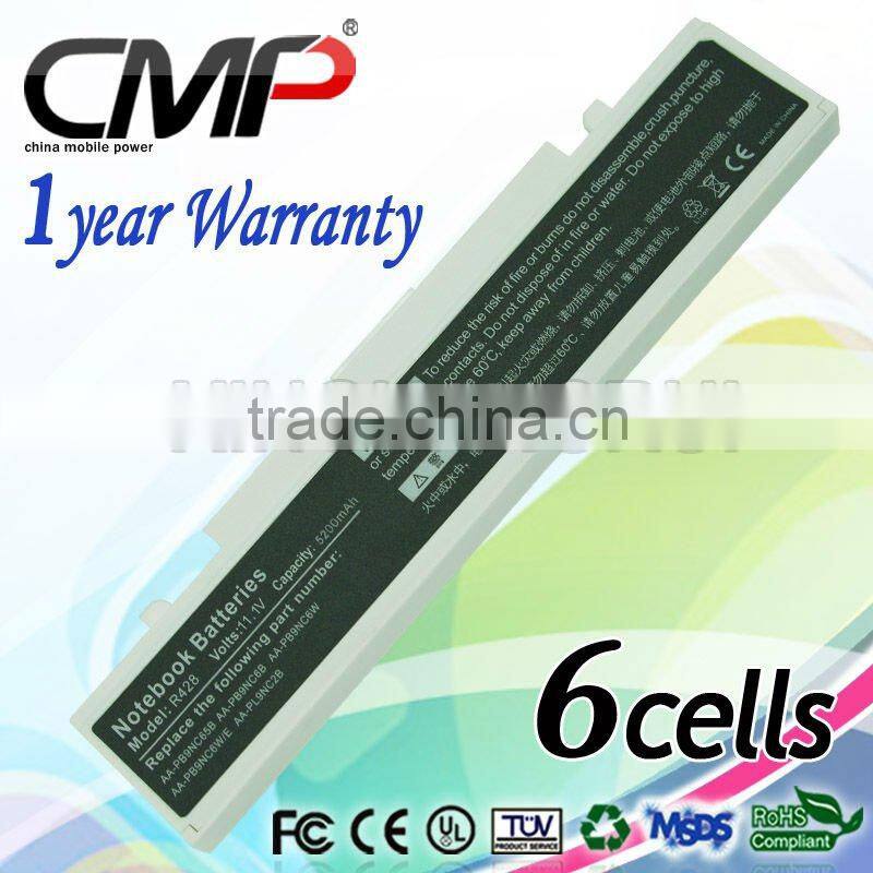 CMP Brand new 6cells Laptop Battery for Samsung R428 R430 R464 R465 R519 R522 R580 AA-PB9NC6B AA-PB9NS6B notebook battery