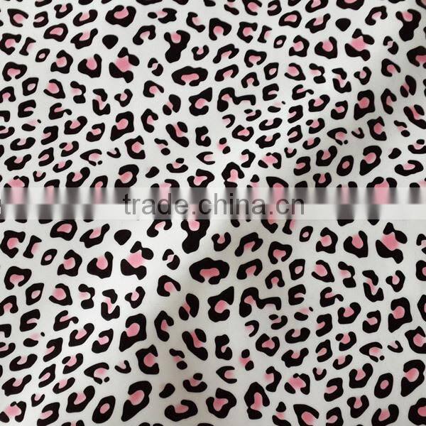 Fashion leopard skin surface pu artificial leather action leather