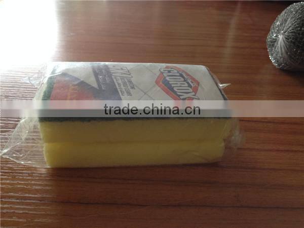 hot sale kitchen dishwashing cleaning sponge scouring pads