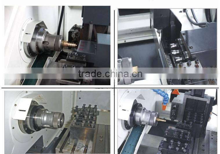 China Double Column Hot Sale High Precision Torno Milling CNC Lathe