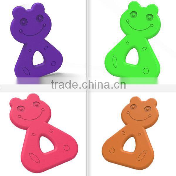 China Manufacturer BPA Free Silicone Cat/Bird/Elephant/Fish/Coala Adult Teether