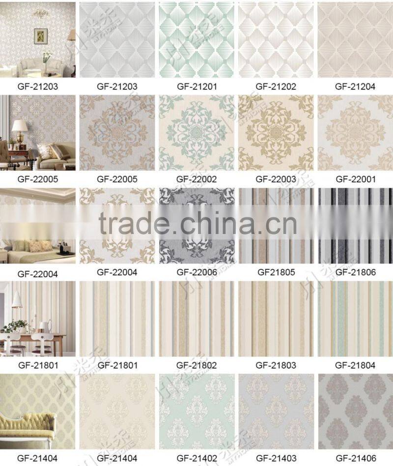 Hot flower design interior 3d wallpaper for home decoration