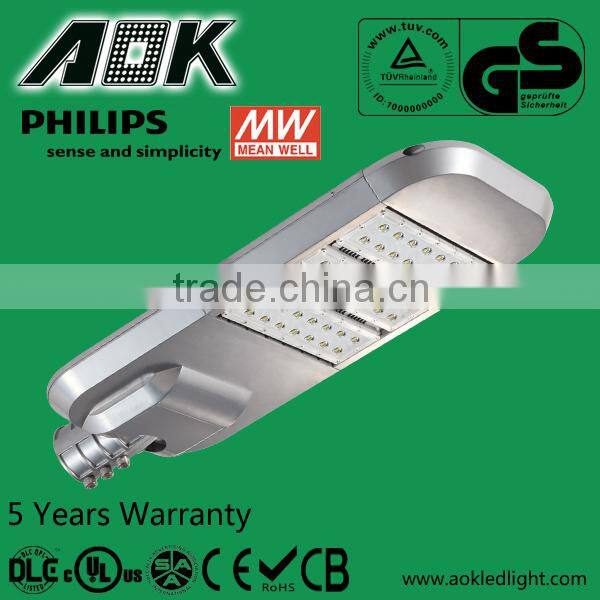 5years Warranty MW Driver IP65 80W Solar power LED Street Light