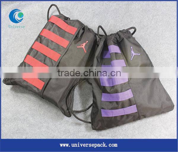 A beautifully pink flowers shopping bags nylon gourd bag