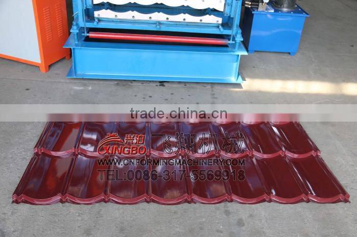 color steel glazed tiles making machinery for sale
