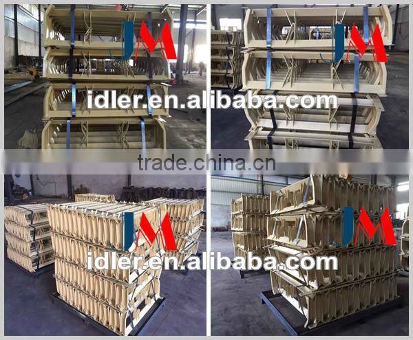 Steel Troughing Idler Rollers, Belt Conveyor Rollers, Conveyor Steel Roller