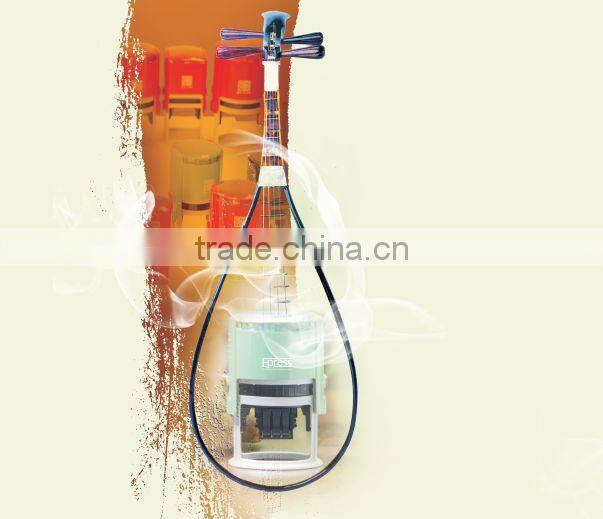 Oval size 30x45mm Epress Factory Black and Red Plastic office use plastic Self Inking Stamp