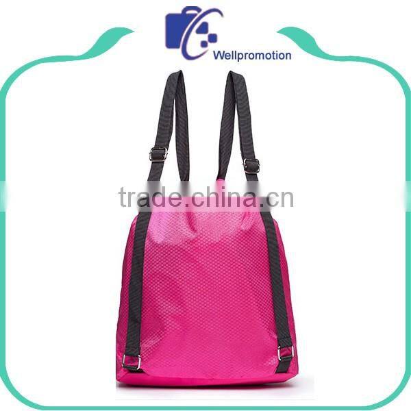 Wholesale custom polyester waterproof backpack bag for girls