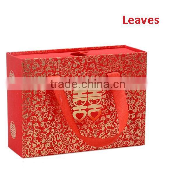 Happy Red Paper Wedding Gift Box