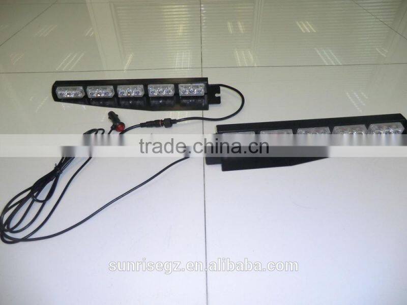 CAR WINDSHIELD LED STROBE FLASHING LIGHT,VISOR LED FLASH STROBE LIGHT (SR-LS-161T), 1W TOP BRIGHT TIR LED