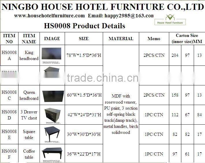 hotel furniture square table