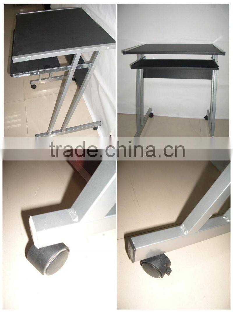 GX-106 cheap computer table with wheels