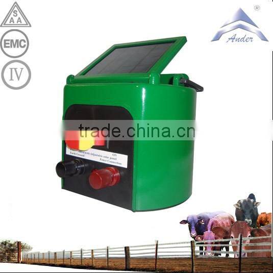 2016 Solar electric fence energizer for livestock electric fence system
